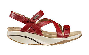 roter MBT Schuh für Damen